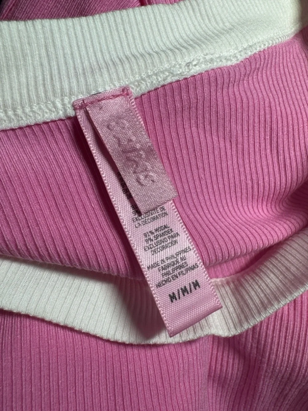 SKIMS Soft Lounge Ringer Tank Minidress in Pink Medium EUC 150 - Picture 5 of 5